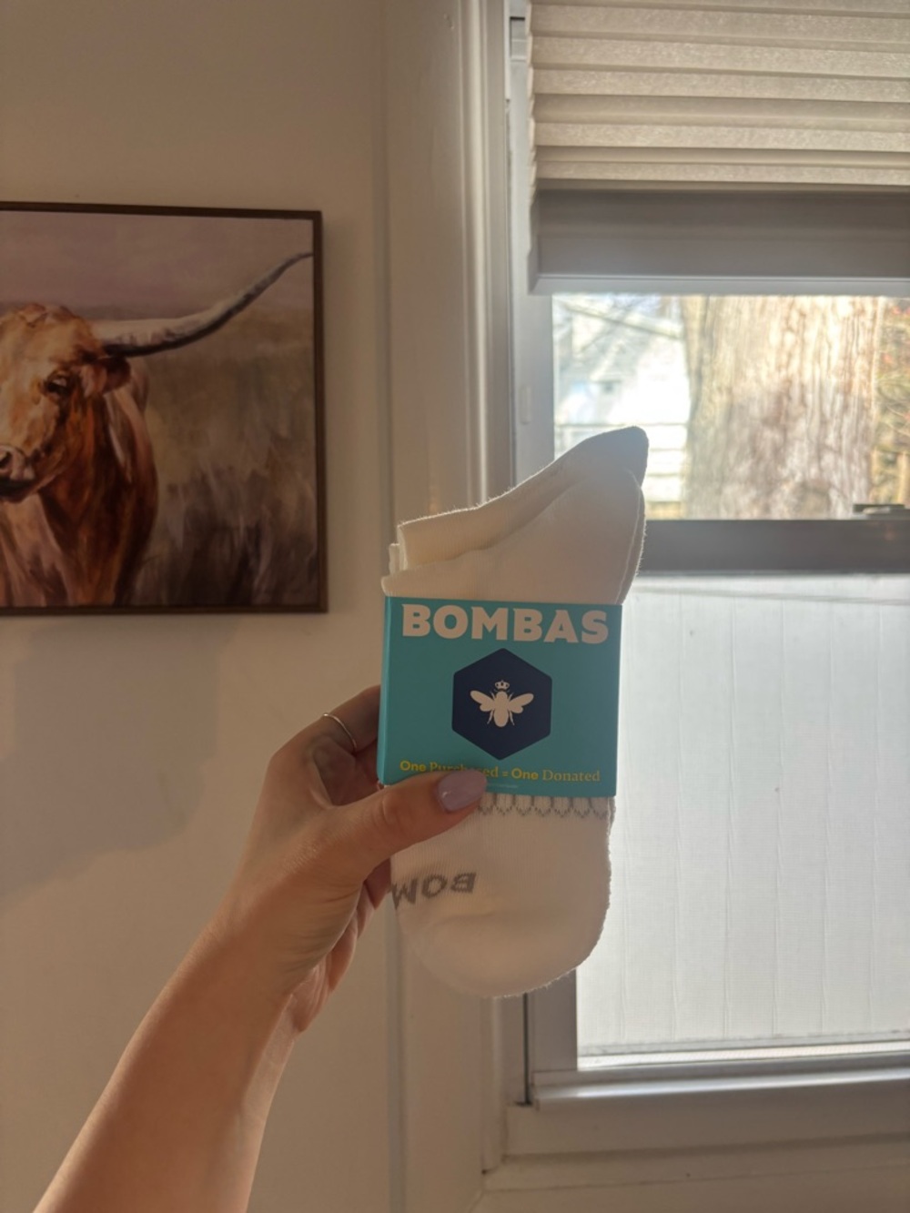 Bombas Women’s Vintage Stripes Quarter Socks 4-Pack – Medium – Meringue Rose Mix